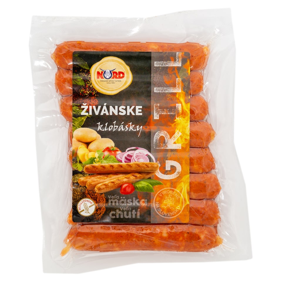 Nord Gril živánske klobásky 250 g
