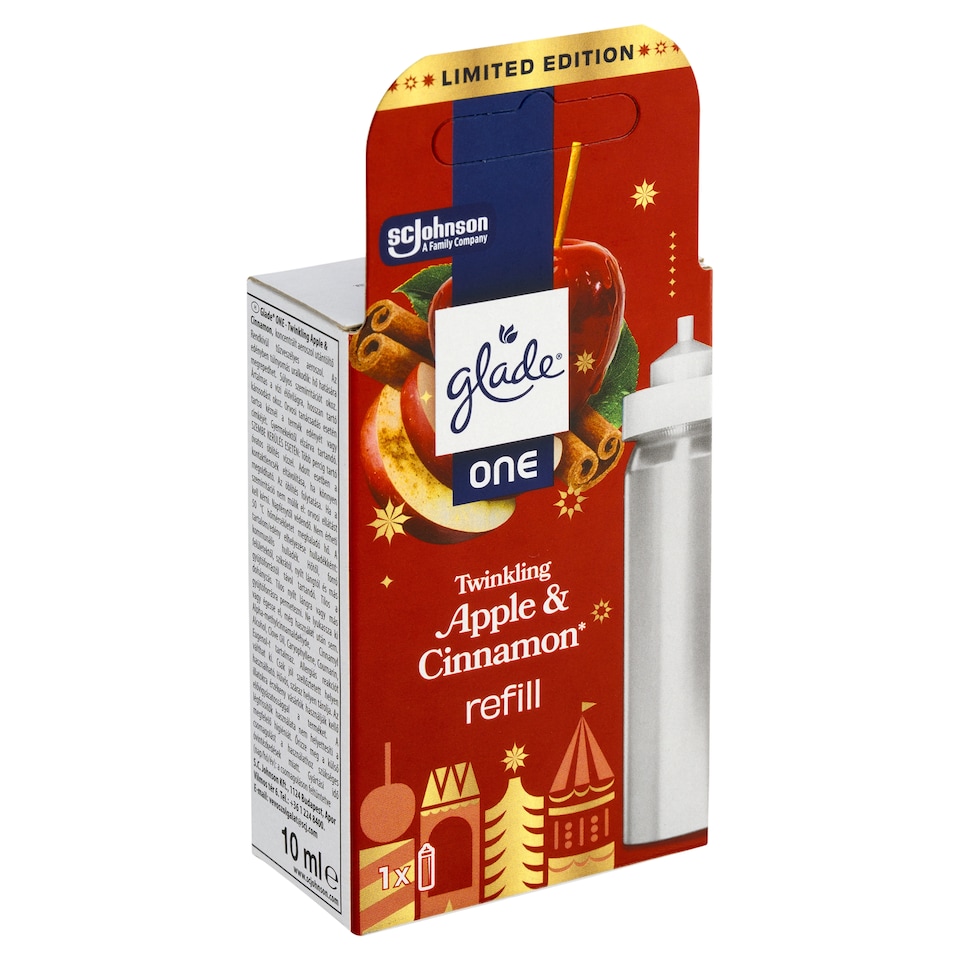 Obrázek 1 pro produkt Glade One Twinkling Apple & Cinnamon náplň do osvěžovače vzduchu 10ml