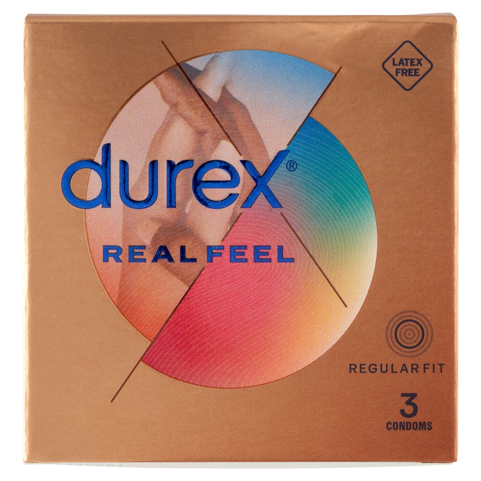 Durex Real Feel óvszer 3 db  1. kép