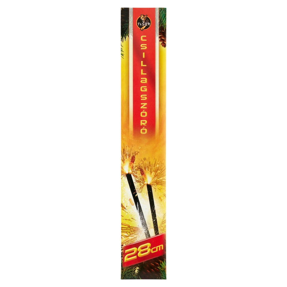 Tiger csillagszóró 28 cm 8 db