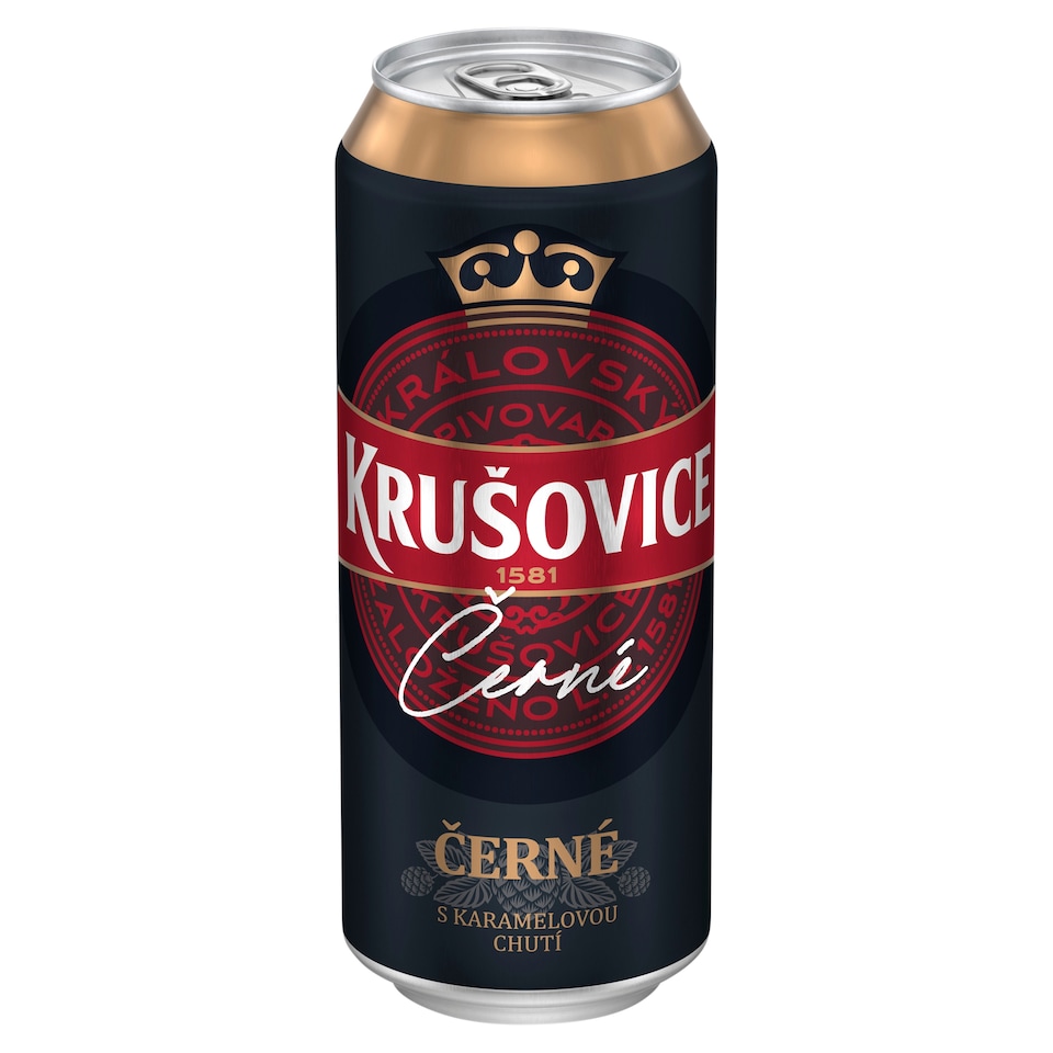 image 1 of Krušovice Roayl Black, Dark Draft Beer, 0.5L