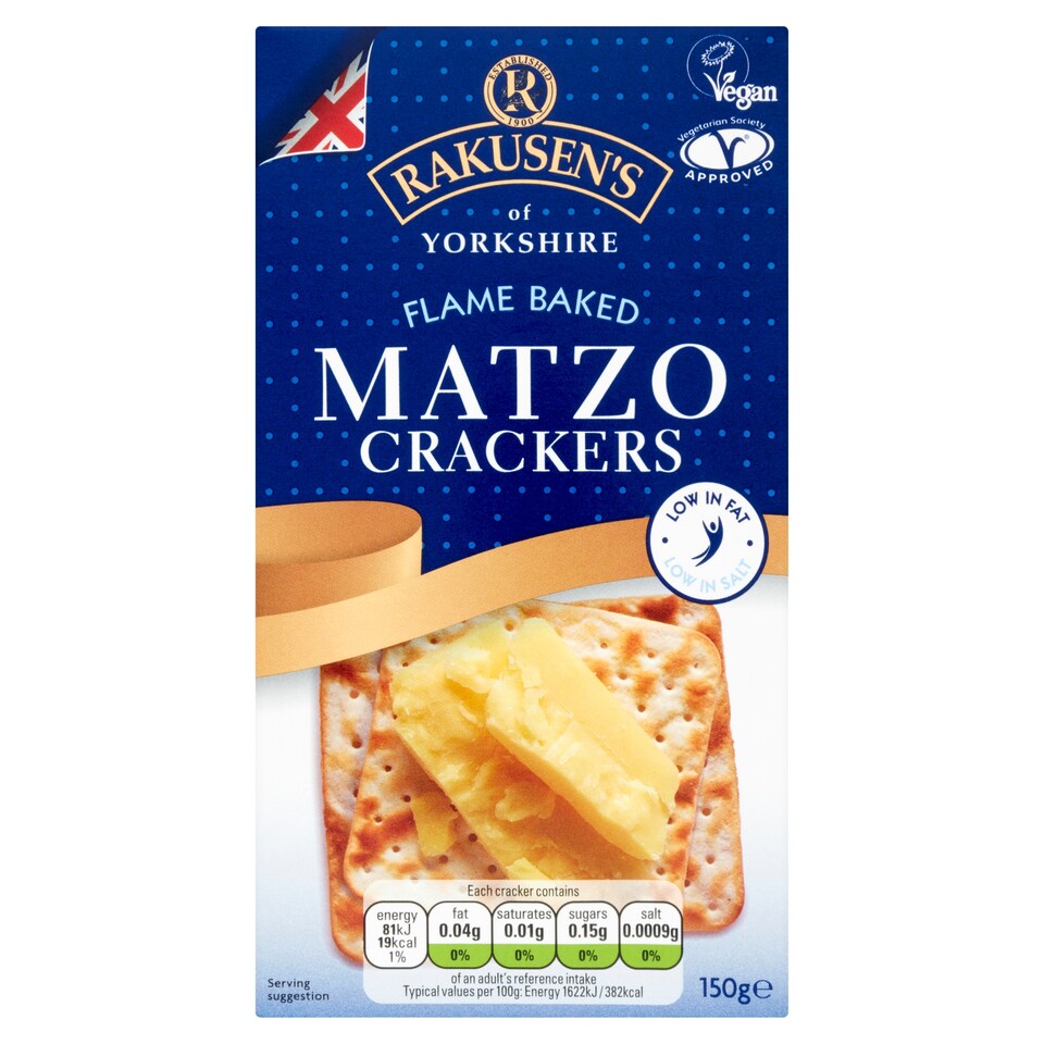 Rakusens Matzo Crackers 150G