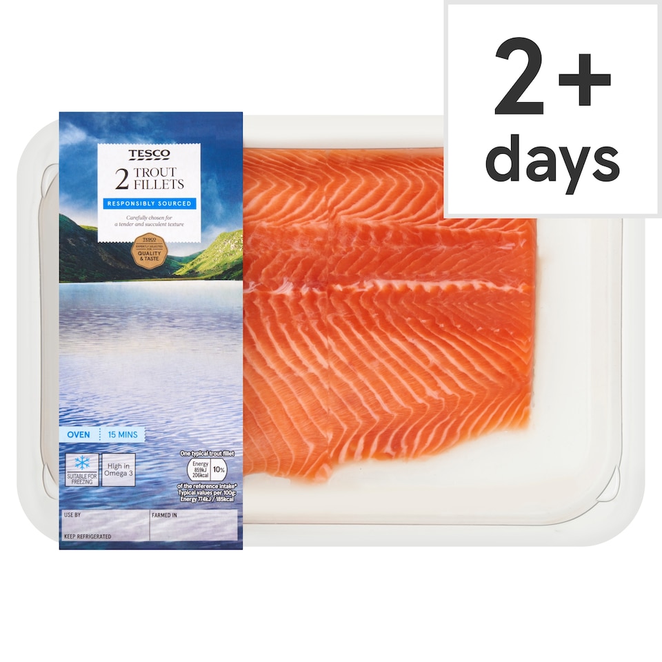 Tesco Trout Fillet 240G