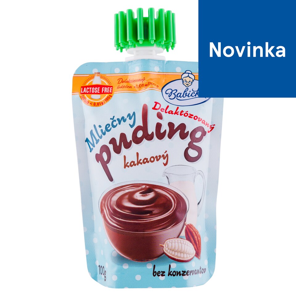 Babička Mliečny puding kakaový delaktózovaný 100 g