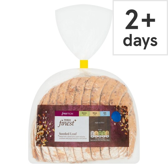 Tesco Finest Free From Seeded Bread 400G Tesco Groceries