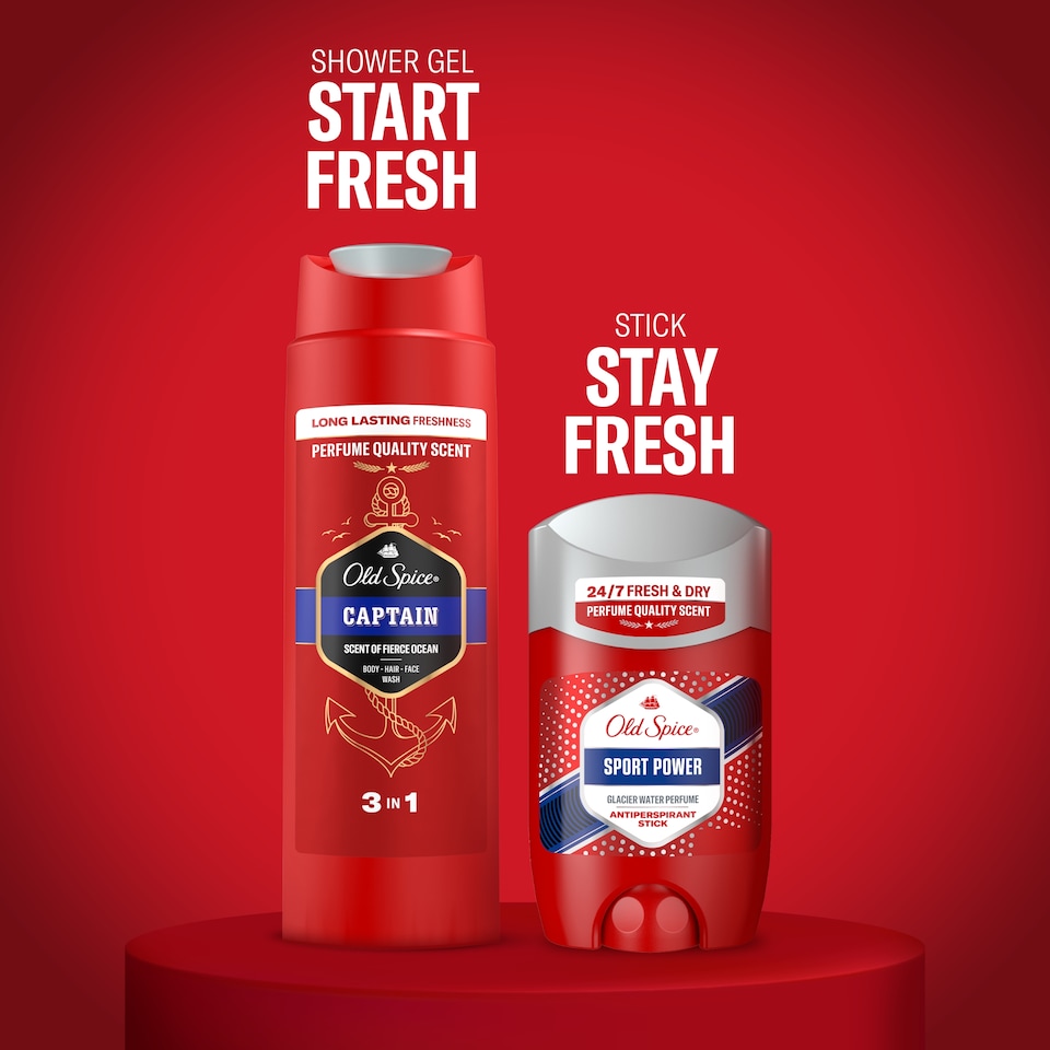 image 1 of Old Spice Sport Power & Captain Giftset