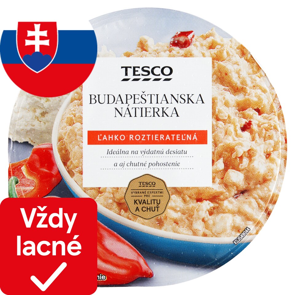 Tesco Budapeštianska nátierka 135 g