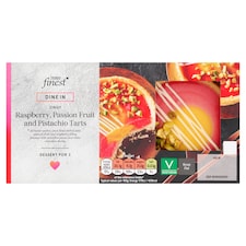 Tesco Finest Zingy Raspberry, Passion Fruit and Pistachio Tarts 160g