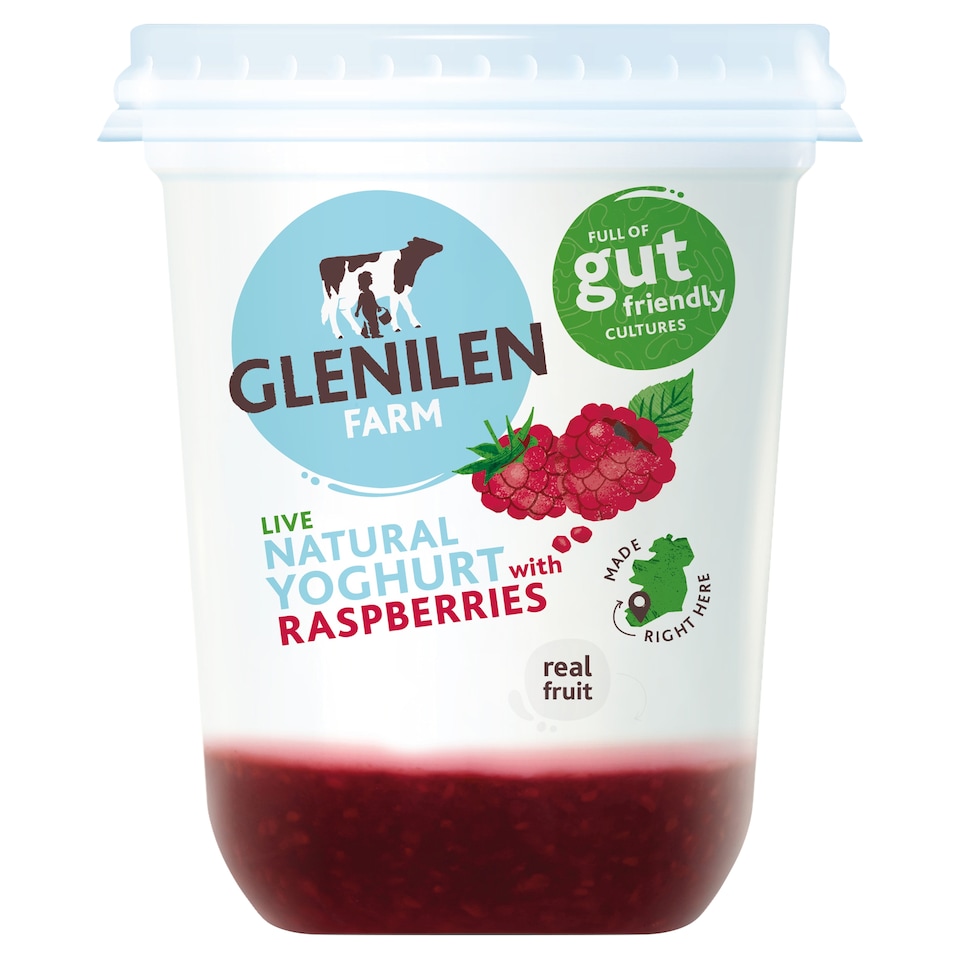 Glenilen Raspberry Yoghurt Pot 500G