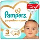 image 1 of Pampers Premium Care Size 3, 40 Nappies, 6kg-10kg