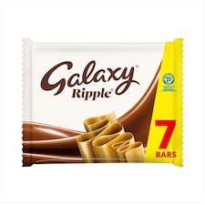 Galaxy Ripple Multipack Milk Chocolate Bars 7 x 30g