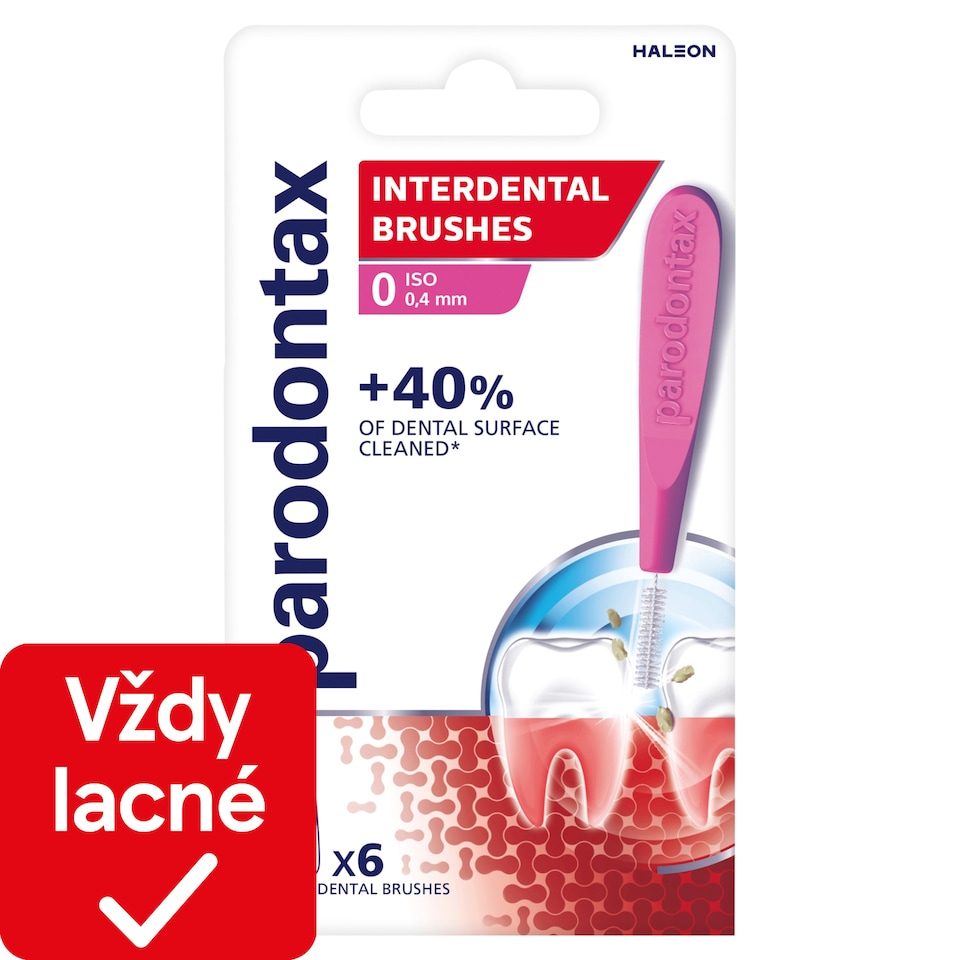 image 1 of Parodontax Gum Expert Interdental Brushes Size 0 ISO 0.4 mm 6 pcs