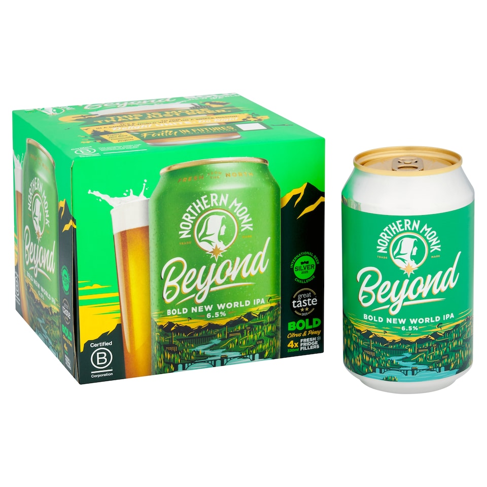 Northern Monk Beyond Bold New World IPA 4x330ml