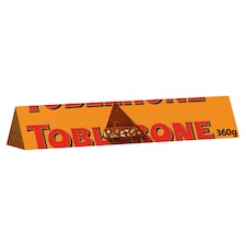 Toblerone Orange Twist Milk Chocolate Bar 360g