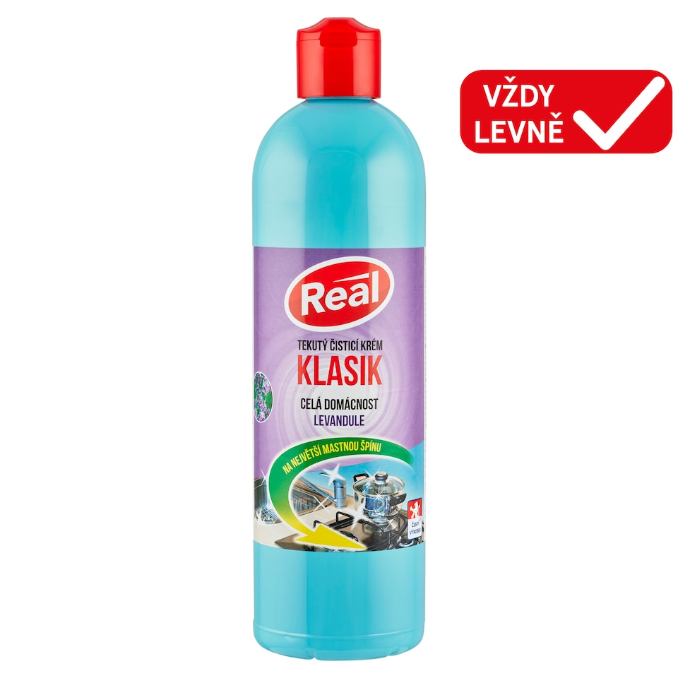 Obrázek 1 pro produkt Real Klasik tekutý čisticí krém levandule 600g
