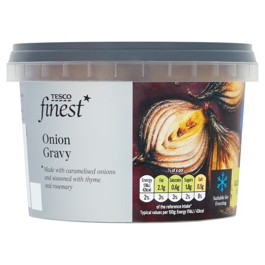 Tesco Finest Onion Gravy 500G Tesco Groceries