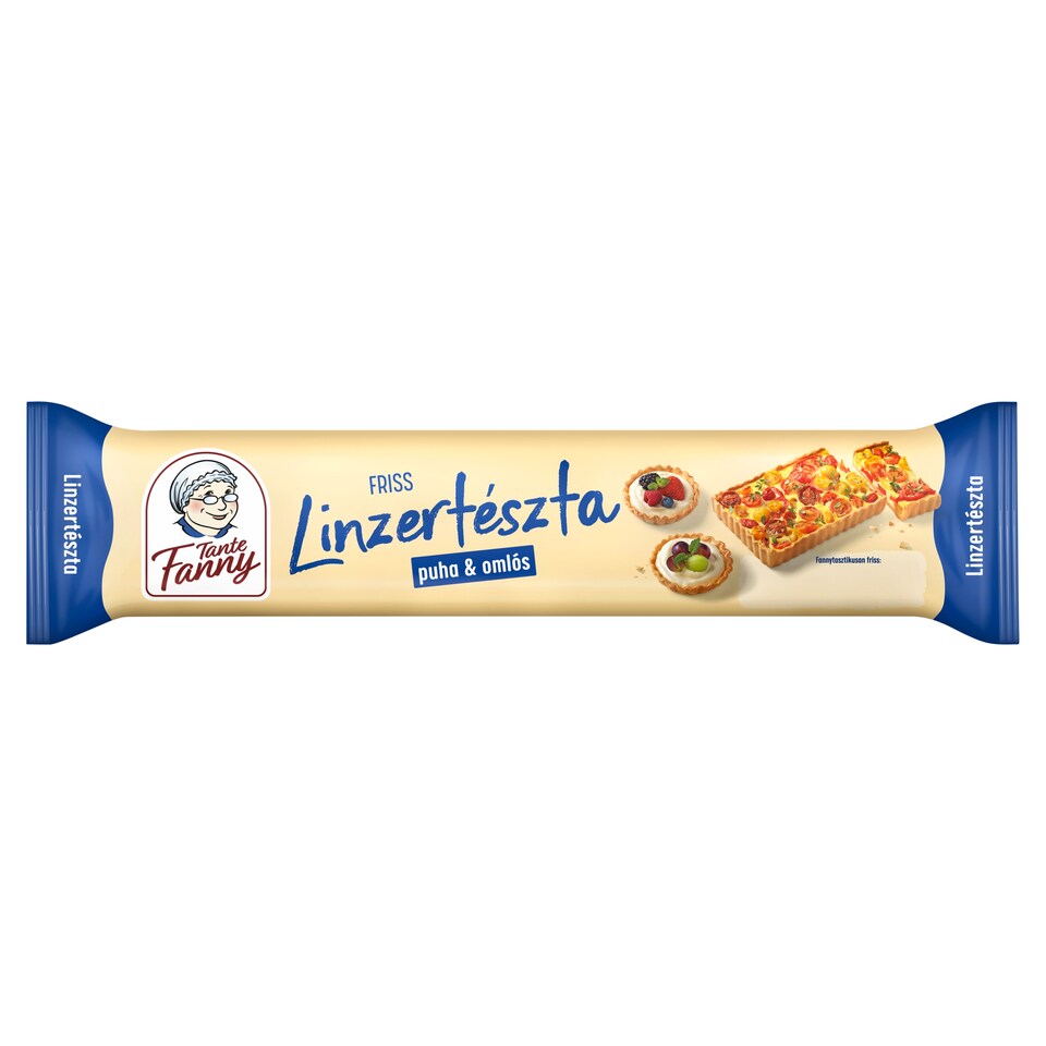 Tante Fanny Fresh Linzer Dough Ready to Bake, Rolled Up on Baking Paper 300 g