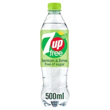7UP Free Lemon & Lime Bottle 500ml