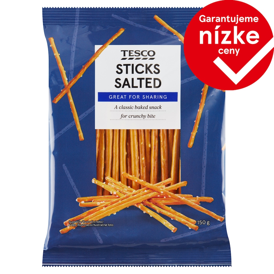 Tesco Solené tyčinky 150 g