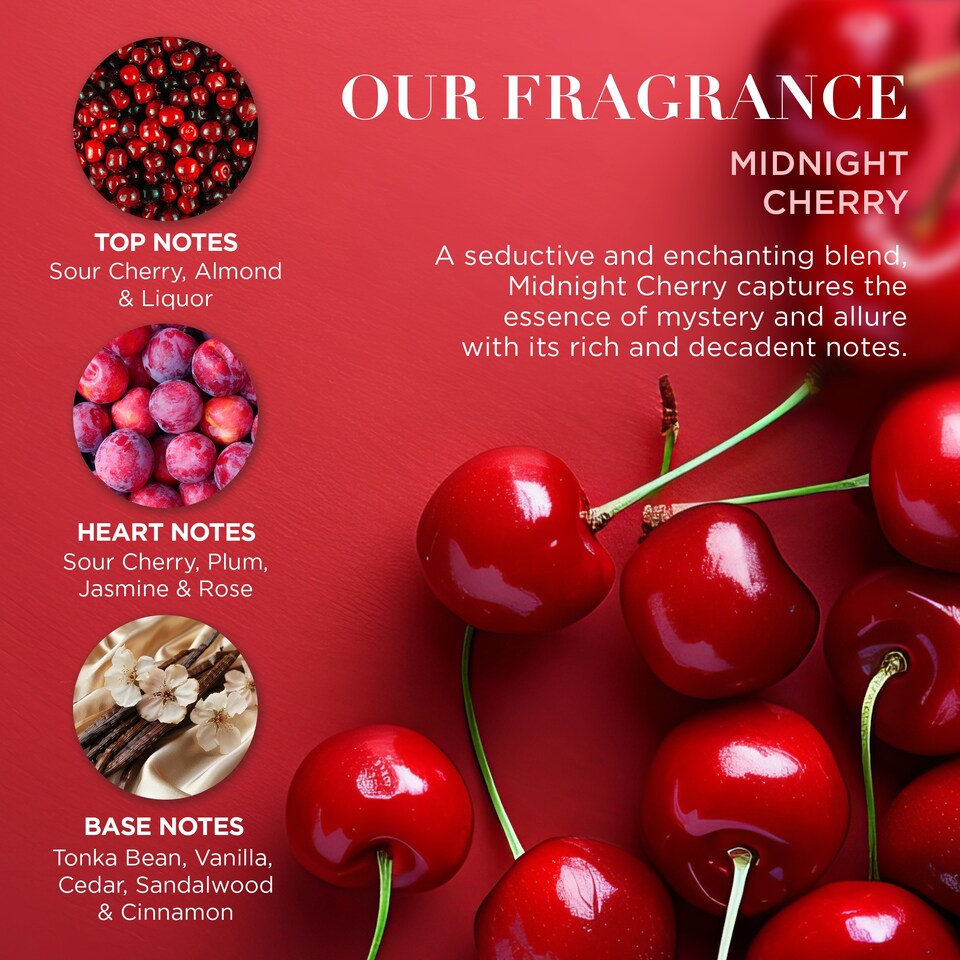 image 1 of Baylis & Harding Midnight Cherry Travel Wash Bag Gift Set
