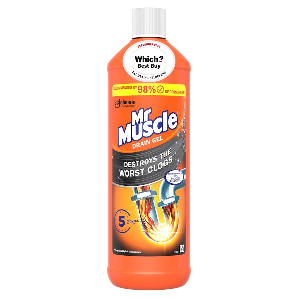 image 1 of Mr Muscle Gel Sink & Drain Unblocker 1L