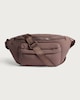 image 1 of SACHA Padded Crossbody Bag in Dark Nude