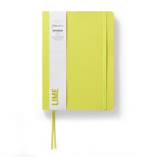 Paperchase Agenzio Large Lime Ruled Notebook