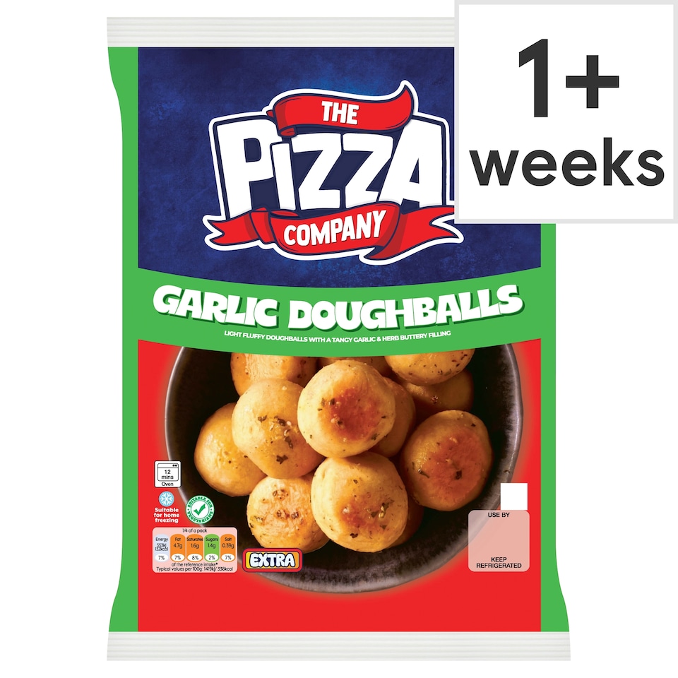 The Pizza Company Garlic Doughballs 165G