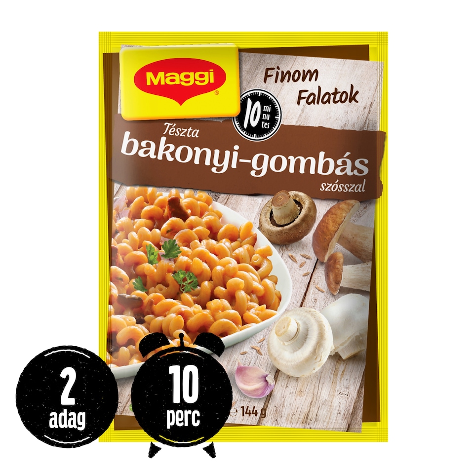 Maggi Finom Falatok PárPerc tészta bakonyi-gombás szósszal 144 g