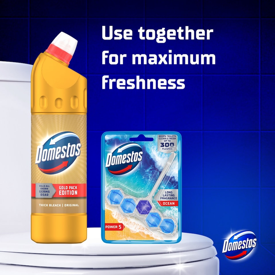 image 1 of Domestos Gold Original Thick Bleach 750ml