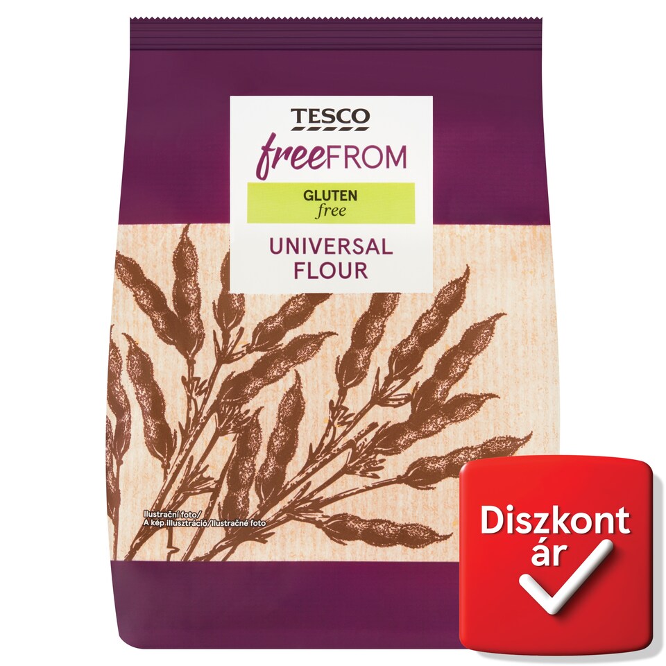 Tesco Free From gluténmentes univerzális lisztkeverék sütéshez 500 g