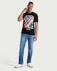 image 2 of The Stone Roses Pure Cotton T-Shirt in Black