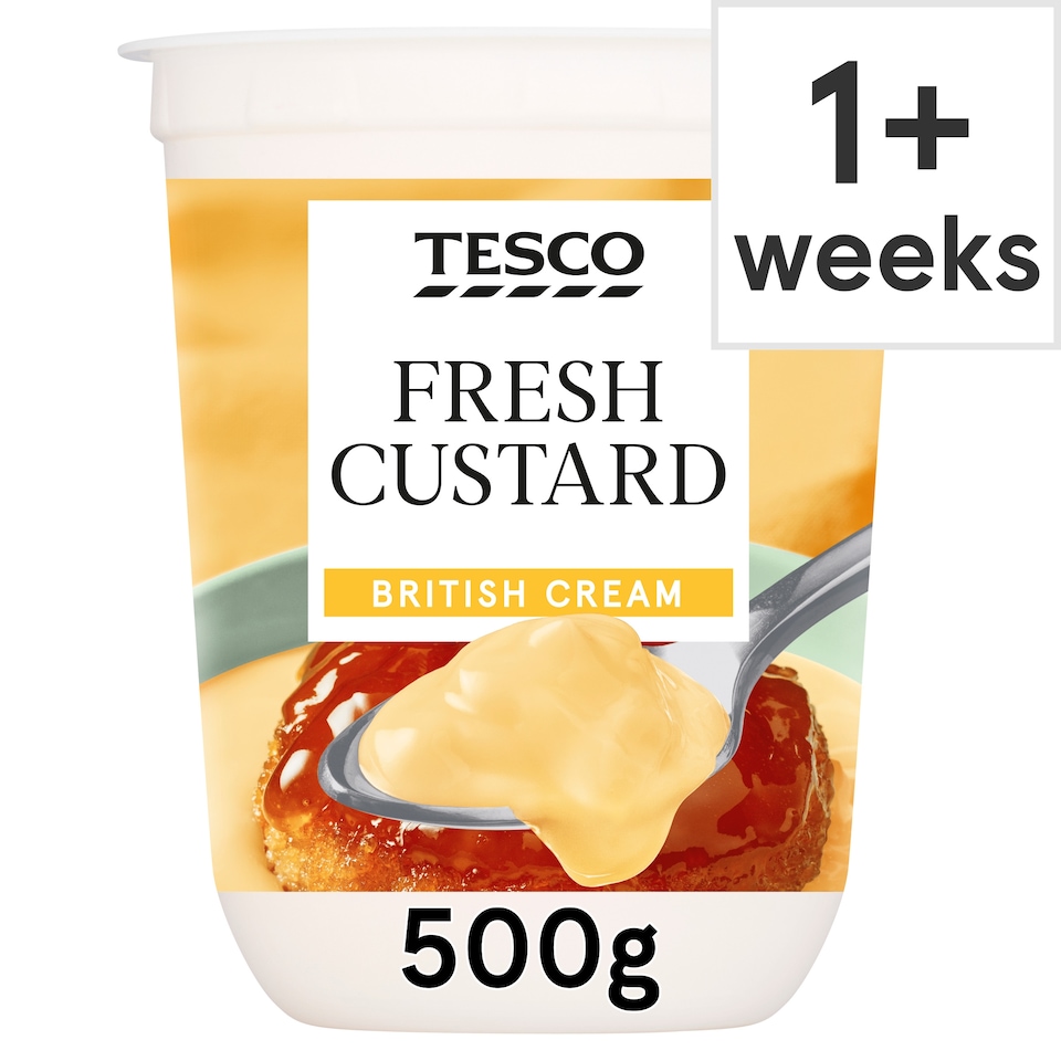Tesco Fresh Custard 500G