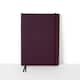 image 2 of Agenzio Soft Touch Large Ruled Notebook Beetroot