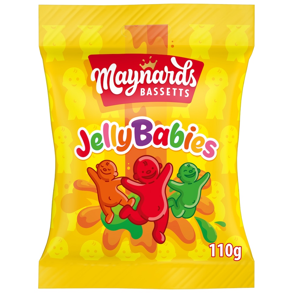 Maynards Bassetts Jellybabies Natural Flavours 110g