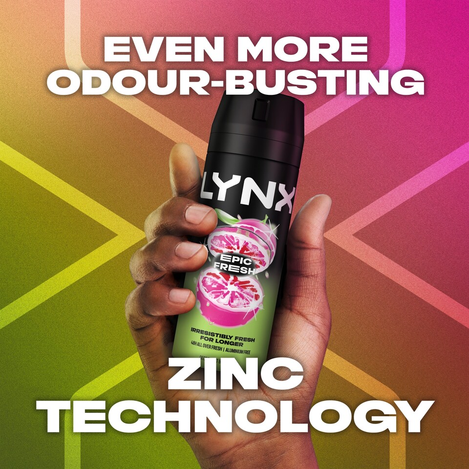 image 1 of Lynx Epic Fresh Bodyspray & Bodywash Gift Set 