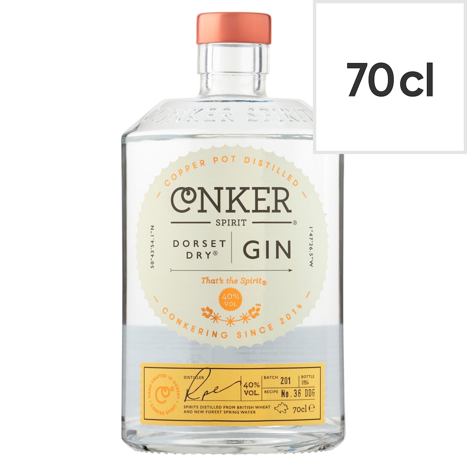 image 1 of Conker Dorset Dry Gin 40% Alcohol By Volume 70Cl