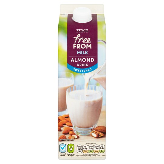 Tesco Free From Sweetened Almond Milk Alternative