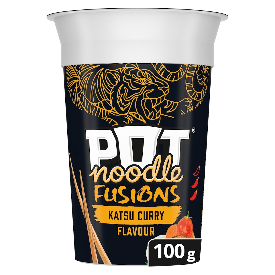 image 1 of Pot Noodle Fusions Katsu Curry Instant Noodles 100g