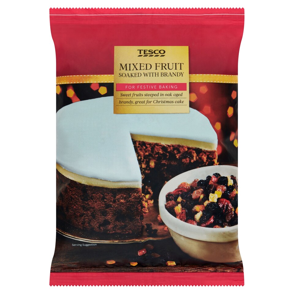 Tesco Mixed Fruit Soaked In Brandy 800G