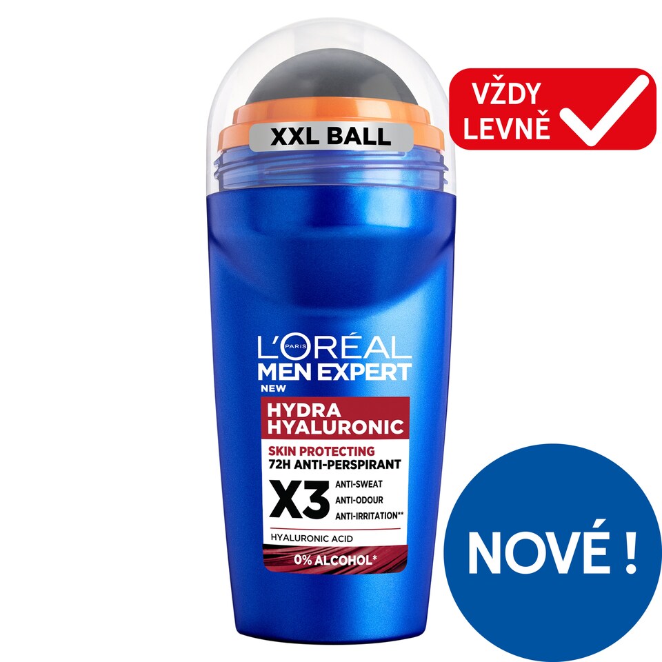 L'Oréal Paris Men Expert Hydra Hyaluronic Roll-On Antiperspirant 50ml   