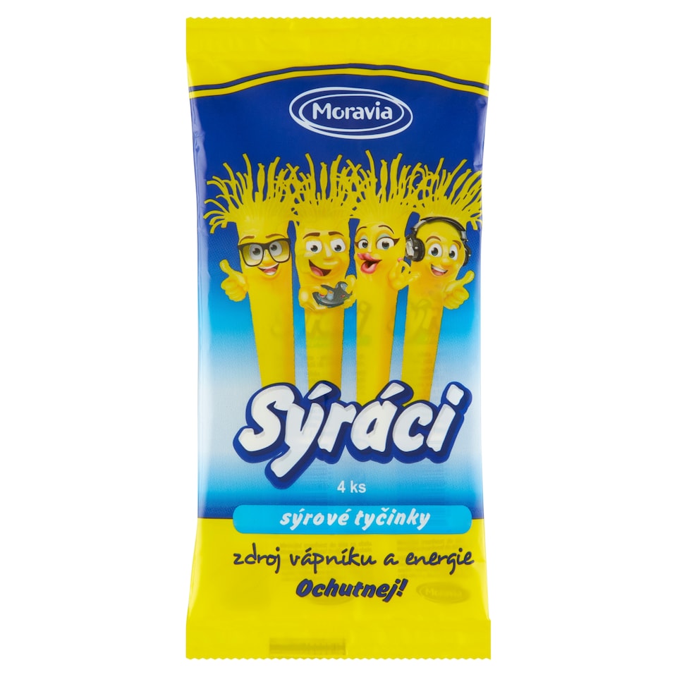 image 1 of Moravia Sýráci Cheese Sticks 4 x 20g (80g)