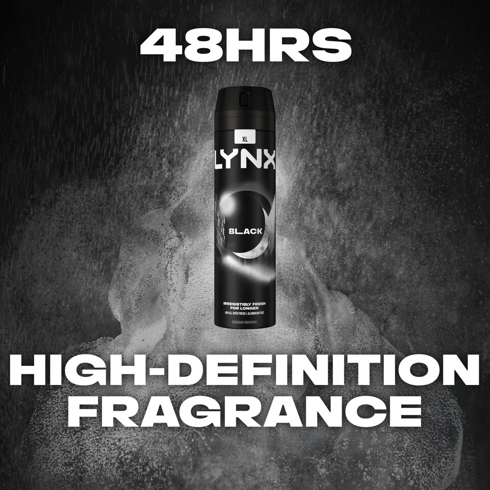 image 1 of Lynx Black Body Spray 200Ml