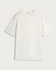 image 4 of F&F Cotton Rich Waffle Textured T-Shirt in Cream