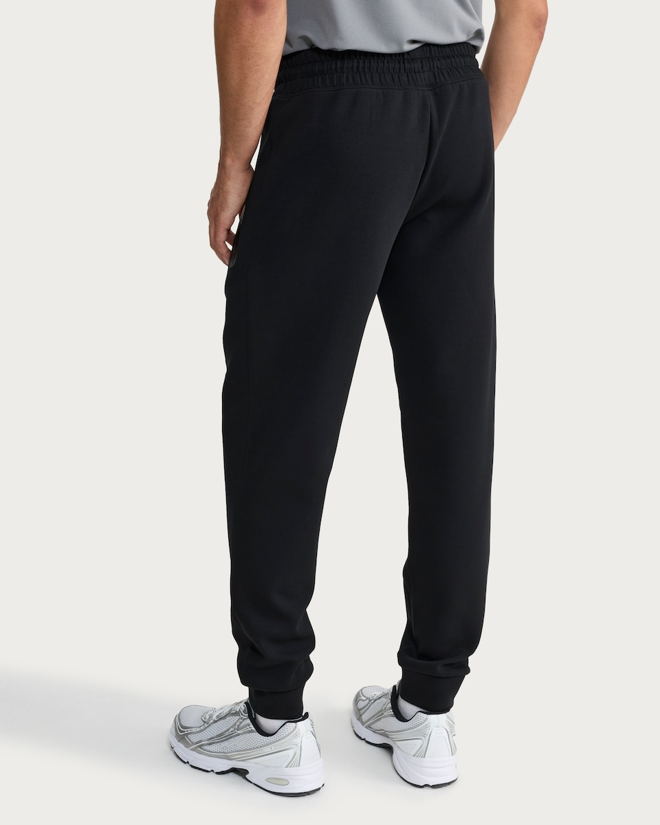 image 1 of 9 Peaks Cotton Blend Cuffed Joggers in Black