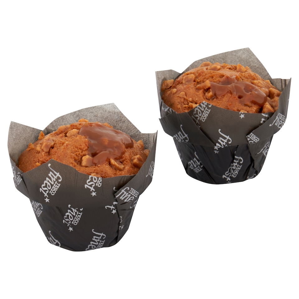 image 1 of Tesco Finest Sticky Toffee Muffins 2 Pack