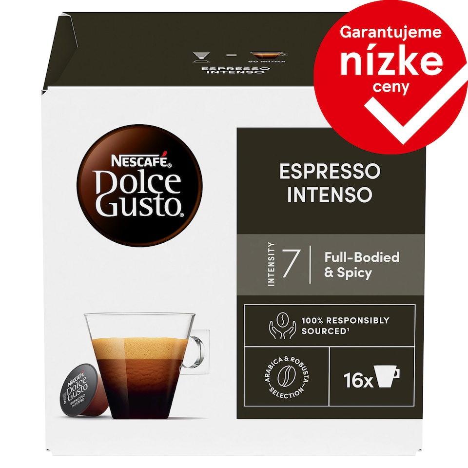 NESCAFÉ Dolce Gusto Espresso Intenso - káva v kapsulách - 16 kapsúl v balení