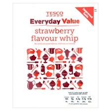 Tesco Every Day Valuestrawberry Whip 38G