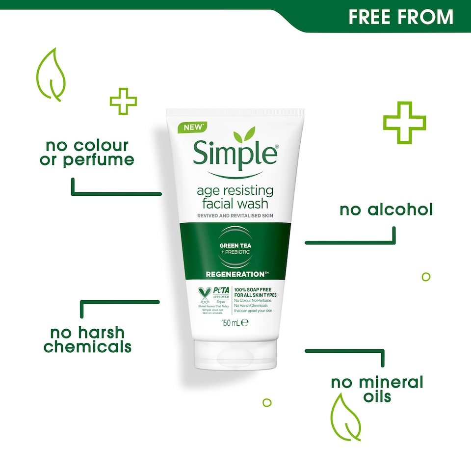 image 1 of Simple Age Resisting Face Wash 150Ml