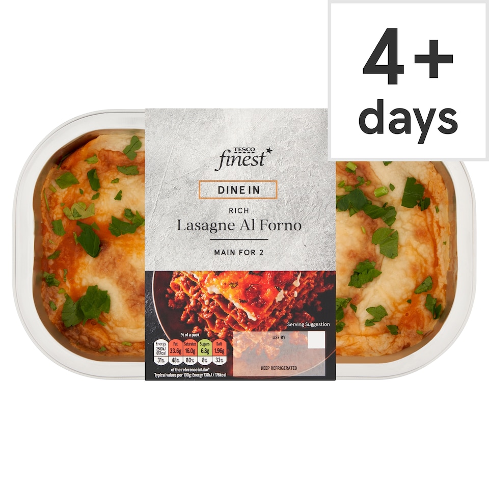 Tesco Finest Dine In Al Forno Lasagne 700g
